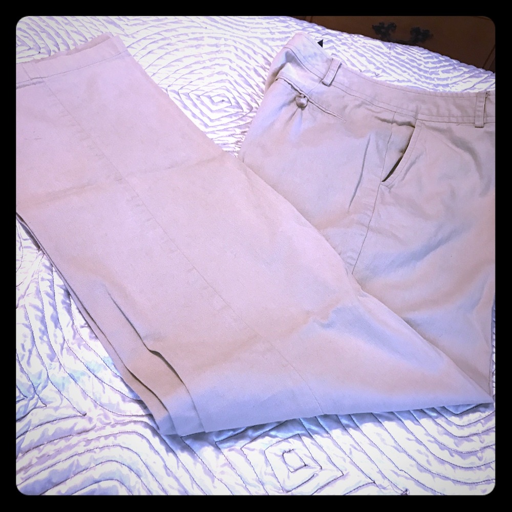 BCBG mid 90s vintage straight leg khakis